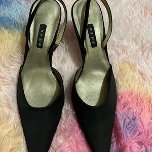Hype Black Women's Slingback Shoes